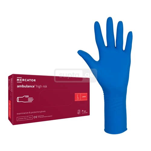 Latex Extremely Thick And Strong Gloves LARGE 50pcs